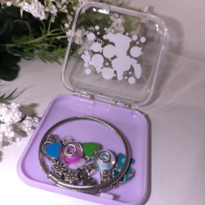 Apyrankė "Stitch" su žydra širdute
