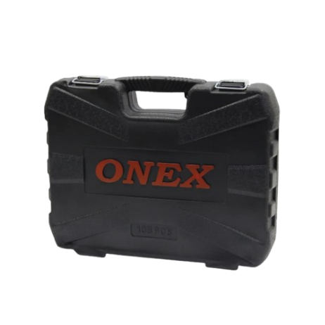Galvučių ir įrankių rinkinys ONEX GERMAN 108 dalių OX-250SL - Image 3