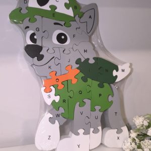 Medinė dėlionė 2in1 "Šunyčių patrulis"