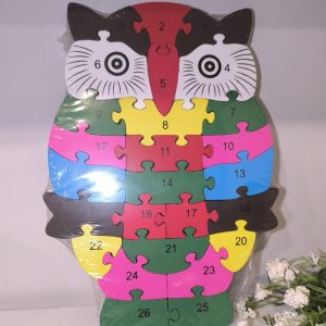 Medinė dėlionė 2in1 "Pelėda"