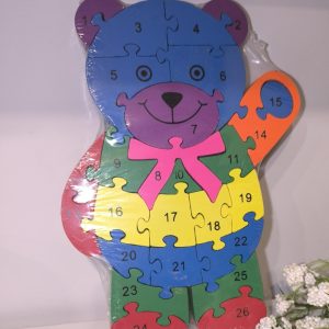 Medinė dėlionė 2in1 "Meškiukas"