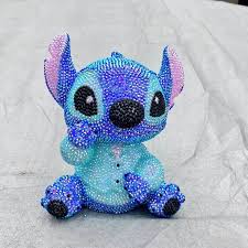 Deimantinės mozaikos taupyklė "Stitch"