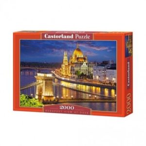 Castorland dėlionė "Budapešto vaizdas sutemus", 2000 detalių