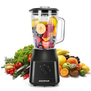Blenderis "AigoStar" 600W 1,5l, juodas