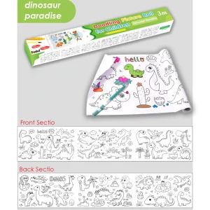 Piešimo rulonas 3metrai "Dinozaurai"