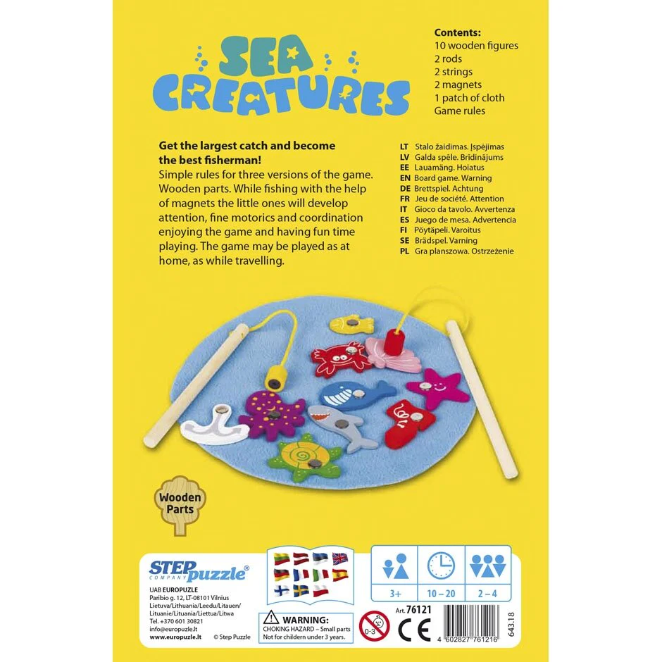 Stalo žaidimas "Sea Creatures" - Image 3