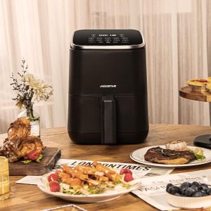 Karšto oro gruzdintuvė "AigoStar" Dot, 1200W, 2,0l, Juoda
