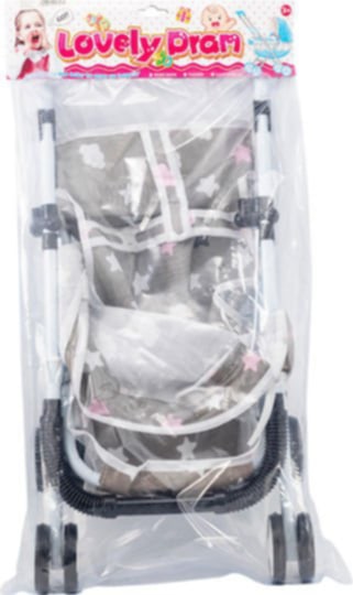 Vaikiškas lėlių vežimėlis „Lovely Pram“ - Image 4