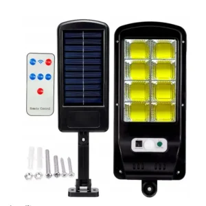 Lempa su judėsio jutikliu "SOLAR STREET" 1,800 mAh + Nuotolinio valdymo pultas