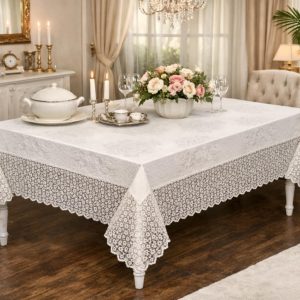 Staltiesė „Melike“ HASPEN VIP Collection, kreminė 160*220
