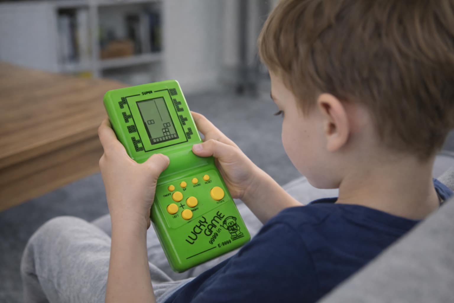 Tetris žaidimas "Brick Game", žalias - Image 2