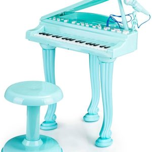 Žaislinis pianinas, melsvas