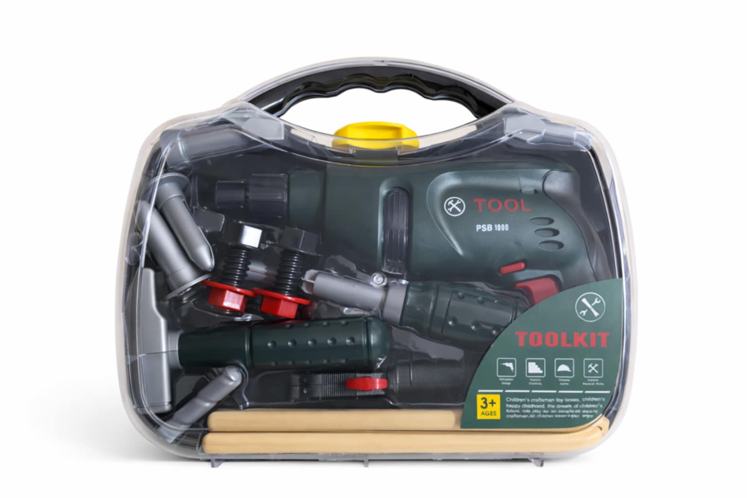 Vaikiškas įrankių rinkinys su dėžute „Toolkit“
