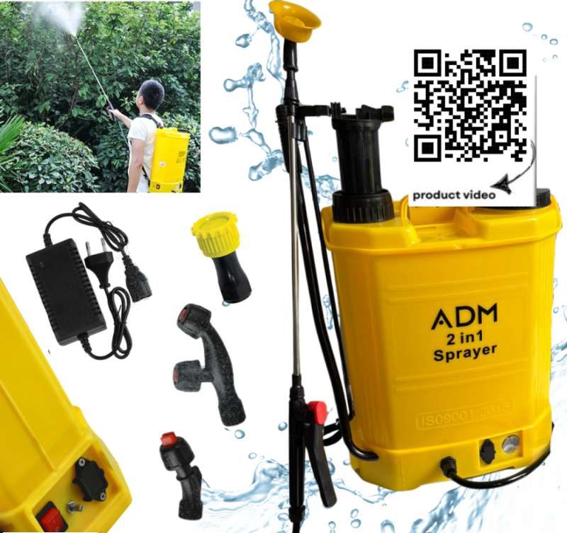 Akumuliatorinis/rankinis purkštuvas "ADM" 2in1